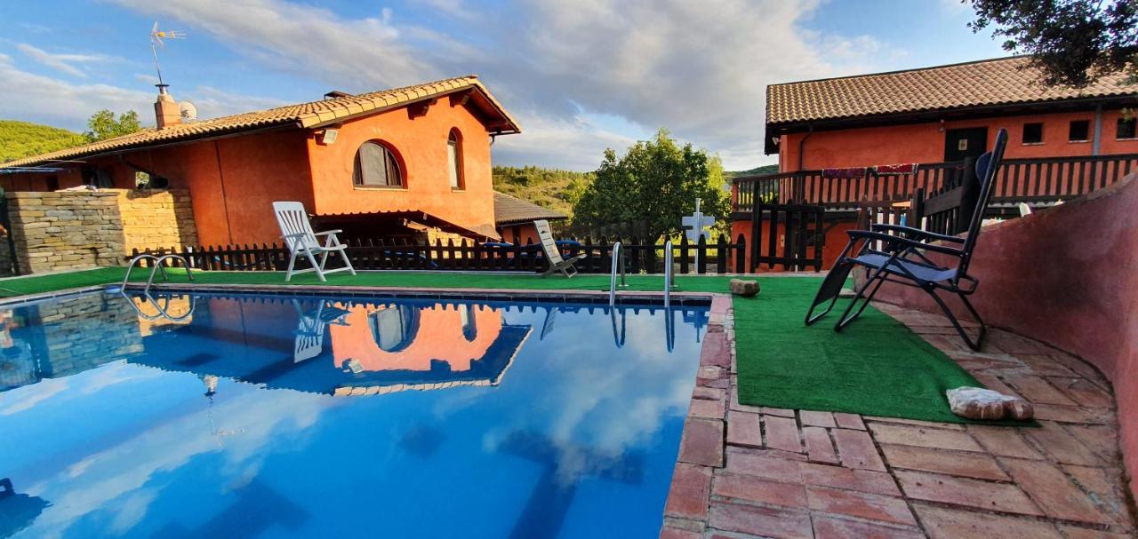 Hostal Rural Casa Pedro San Martín de Unx Buitenkant foto